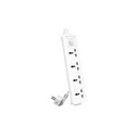 Deli ET404 2 Pin 4 Port 5 Meter Power Strip